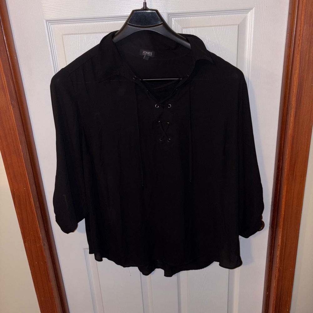 Jones New York Women's Black Blouse